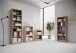 Regal >Lissy< in Sonoma-Eiche - 60x202x28cm (BxHxT)
