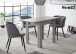 Esstisch >Monterrey< ausziehbar bis 136cm, in Beton Dekor - 80/136x78x60cm (BxHxT)