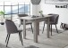 Esstisch >Monterrey< ausziehbar bis 136cm, in Beton Dekor - 80/136x78x60cm (BxHxT)