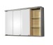 Spiegelschrank >Nebraska< in Matera Beton - 110x70x21cm (BxHxT)