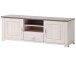TV-Board >Malmö< in Weiß aus Massivholz - 160x55,5x46,5cm (BxHxT)