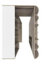 Eckkleiderschrank >Canton< in San Remo Eiche -...
