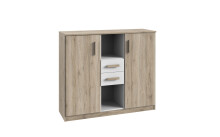Kommode >Canton< in San Remo Eiche - 122x105x40cm...