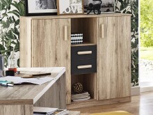 Kommode >Canton< in San Remo Eiche - 122x105x40cm...