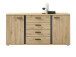 Sideboard >Kendall< in Artisan Eiche - 170x84x40cm (BxHxT)