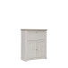 Highboard >Indianapolis< in Schneeeiche - 115,3x136,1x44,3cm (BxHxT)