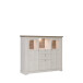 Highboard >Indianapolis< in Schneeeiche - 165x136,1x44,3cm (BxHxT)
