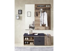 Garderobenpaneel >Lydias< in Flagstaff Oak Umbria - 82x134x30cm (BxHxT)