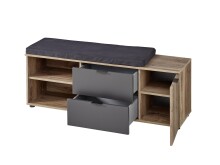 Sitzbank >Lydias< in Flagstaff Oak Umbria - 134x51x38cm (BxHxT)