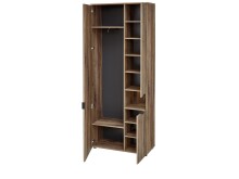 Garderoben-Set >Lydias< (5-teilig) in Flagstaff Oak Umbria - 266x204x38 (BxHxT)