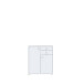 Kommode >Tembi< in Weiß - 73.7x85.5x34.8cm (BxHxT)