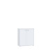 Kommode >Tembi< in Weiß - 73.7x85.5x34.8cm (BxHxT)