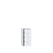 Kommode >Tembi< in Weiß - 38.6x85.5x34.8cm (BxHxT)