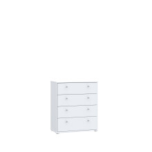 Kommode >Tembi< in Weiß - 73.7x85.5x34.8cm...
