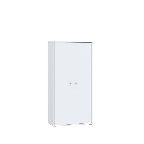 Aktenschrank >Tembi< in Weiß - 73.7x149.5x34.8cm (BxHxT)