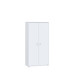 Aktenschrank >Tembi< in Weiß - 73.7x149.5x34.8cm (BxHxT)