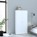 Aktenschrank >Tembi< in Weiß - 73.7x149.5x34.8cm (BxHxT)