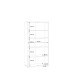 Aktenschrank >Tembi< in Weiß - 73.7x149.5x34.8cm (BxHxT)