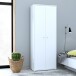 Aktenschrank >Tembi< in Weiß - 73.7x197.5x34.8cm (BxHxT)