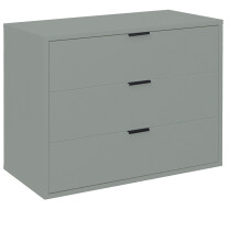 Kommode >Boulder< in Pine Green matt Lack BG - 81x67x45cm (BxHxT)