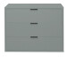 Kommode >Boulder< in Pine Green matt Lack BG - 81x67x45cm (BxHxT)