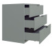 Kommode >Boulder< in Pine Green matt Lack DB - 81x82x45cm (BxHxT)