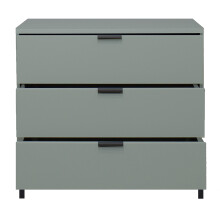 Kommode >Boulder< in Pine Green matt Lack QF - 81x82x45cm (BxHxT)