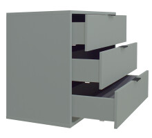 Kommode >Boulder< in Pine Green matt Lack QF - 81x82x45cm (BxHxT)