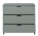Kommode >Boulder< in Pine Green matt Lack QF - 81x82x45cm (BxHxT)
