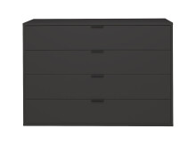 Kommode >Boulder< in Anthrazit matt Lack BG - 119x87x45cm (BxHxT)