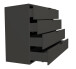 Kommode >Boulder< in Anthrazit matt Lack DB - 119x102x45cm (BxHxT)