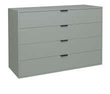 Kommode >Boulder< in Pine Green matt Lack BG - 119x87x45cm (BxHxT)