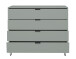 Kommode >Boulder< in Pine Green matt Lack DB - 119x102x45cm (BxHxT)