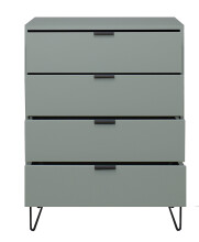 Kommode >Boulder< in Pine Green matt Lack DB - 81x102x45cm (BxHxT)