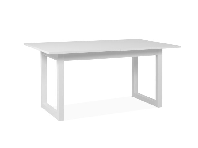 Esstisch >Arvada< in Weiß aus MDF - 160x75x90cm (BxHxT)