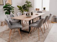 Esstisch >Arvada< in Sonoma-Eiche aus MDF - 160x75x90cm (BxHxT)