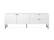 TV-Board >Elwood< in Weiß matt - 179x60,5x40.5cm (BxHxT)
