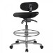 Arbeitshocker in Schwarz - 60x60x114 (LxBxH)