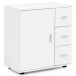 Beistellschrank in Weiß - 60x33x66cm (LxBxH)