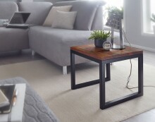 Beistelltisch in Braun - 45x45x40 (LxBxH)