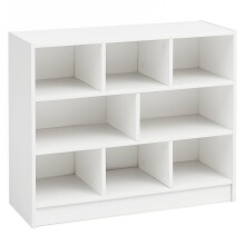 Bücherregal in Weiß - 80x30x69cm (LxBxH)