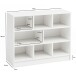 Bücherregal in Weiß - 80x30x69cm (LxBxH)