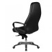 Bürostuhl in Schwarz aus Echtes Leder - 70x68x130cm (LxBxH)