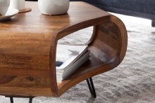 Couchtisch in Braun - 55x55x38 (LxBxH)