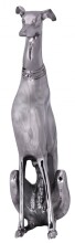 Dekofigur in Silber aus Aluminium - 18x25x70cm (LxBxH)