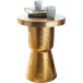 Beistelltisch in Gold aus Kompletter Anstelltisch: Aluminium - 59cm (H)
