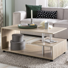 Couchtisch in Grau - 60x105x48cm (LxBxH)