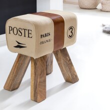 Sitzhocker in Braun - 40x30x47 (LxBxH)