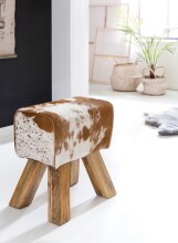 Sitzhocker in Bunt - 40x30x47 (LxBxH)