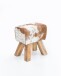 Sitzhocker in Bunt - 40x30x47 (LxBxH)